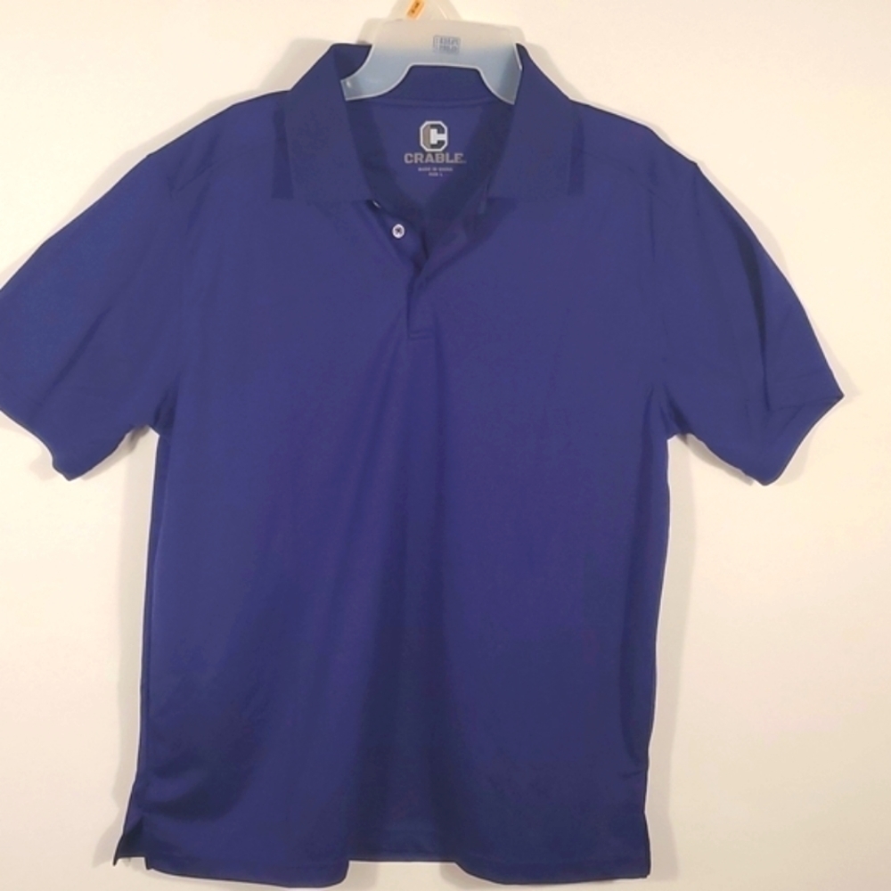 Crable Men Purple Golf Polo Size Large